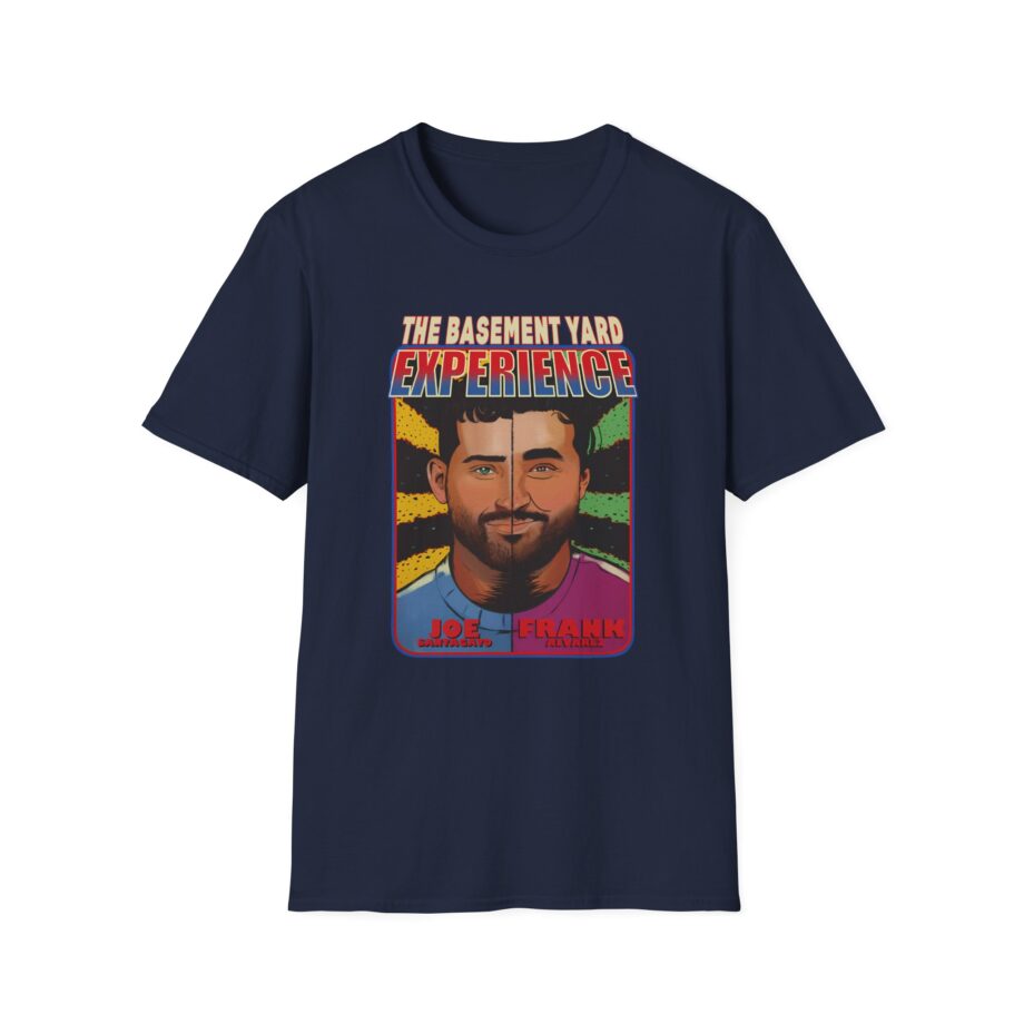Split Face Basement Yard Experience Unisex Softstyle T-Shirt