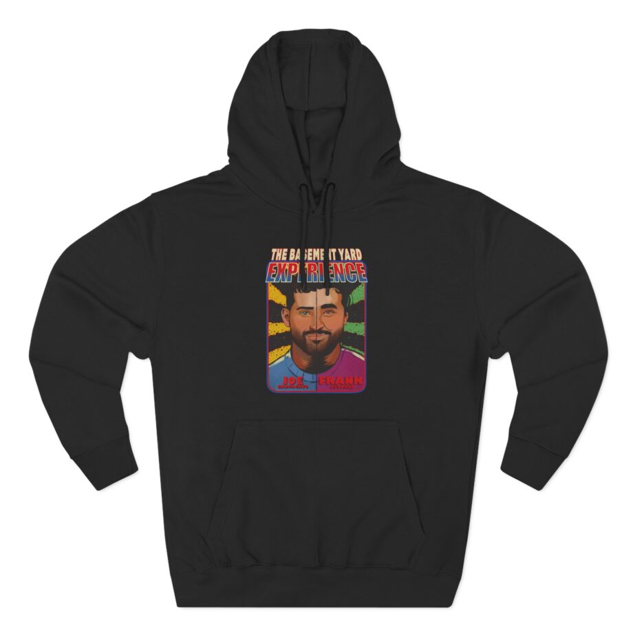 Split Face Basement Yard Experience Three-Panel Fleece Hoodie