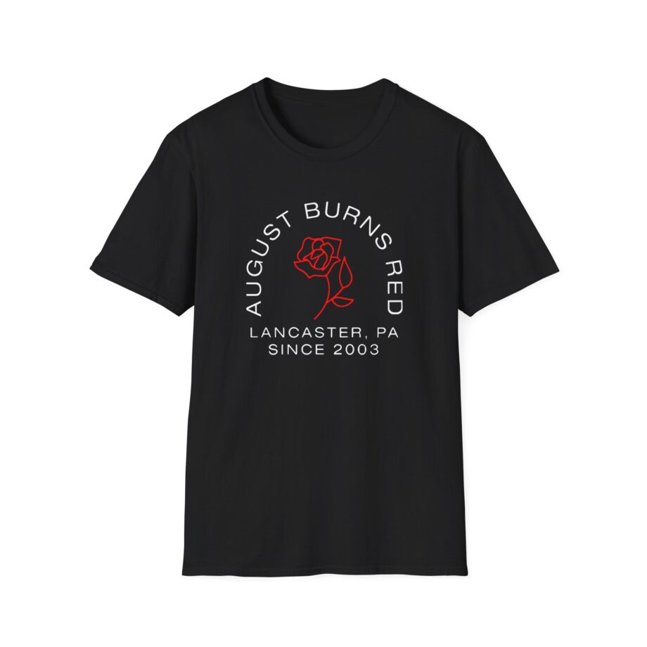 August Burns Red Rose Unisex Softstyle T-Shirt