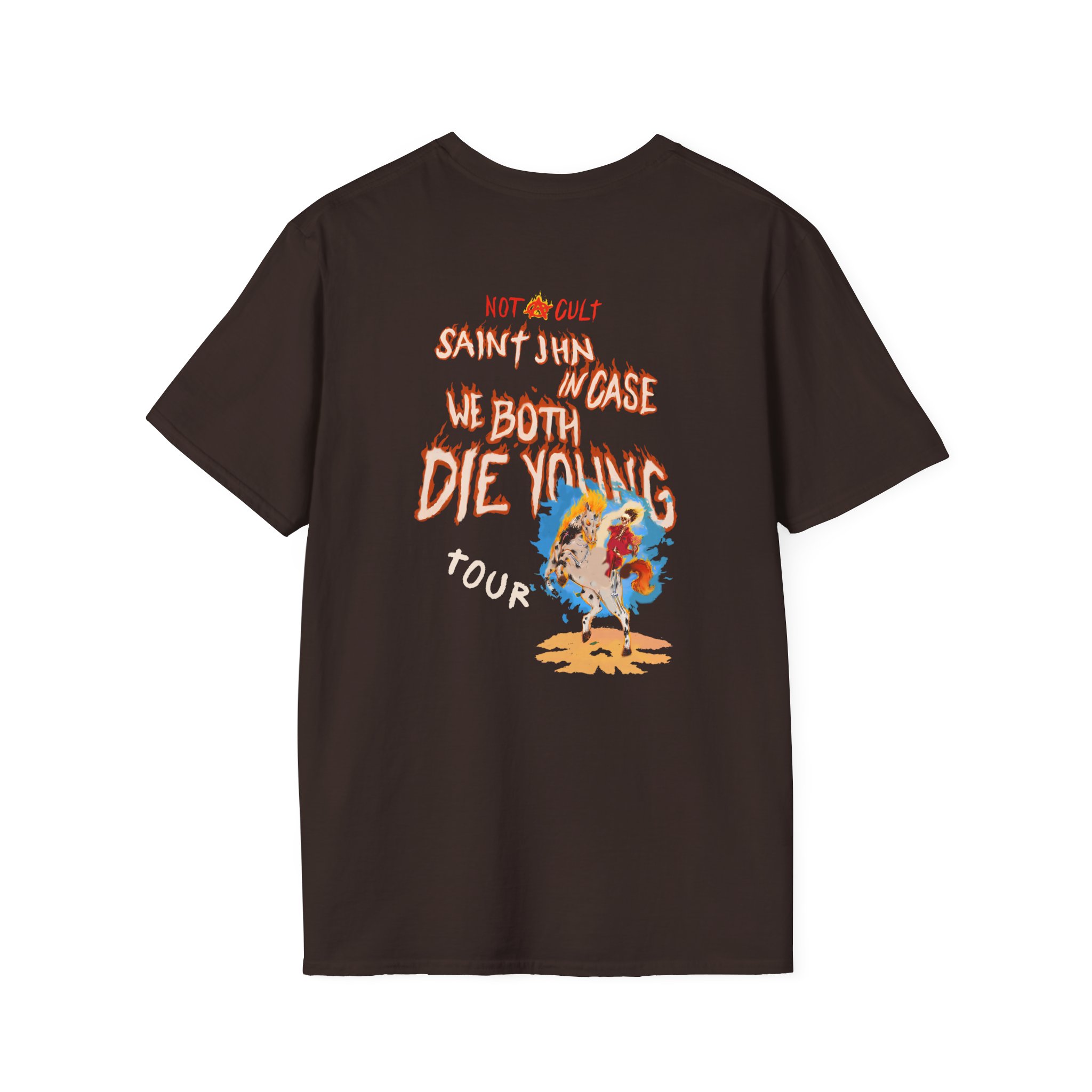 Saint Jhn Incase We Both Die Young World Tour Unisex Softstyle T-Shirt