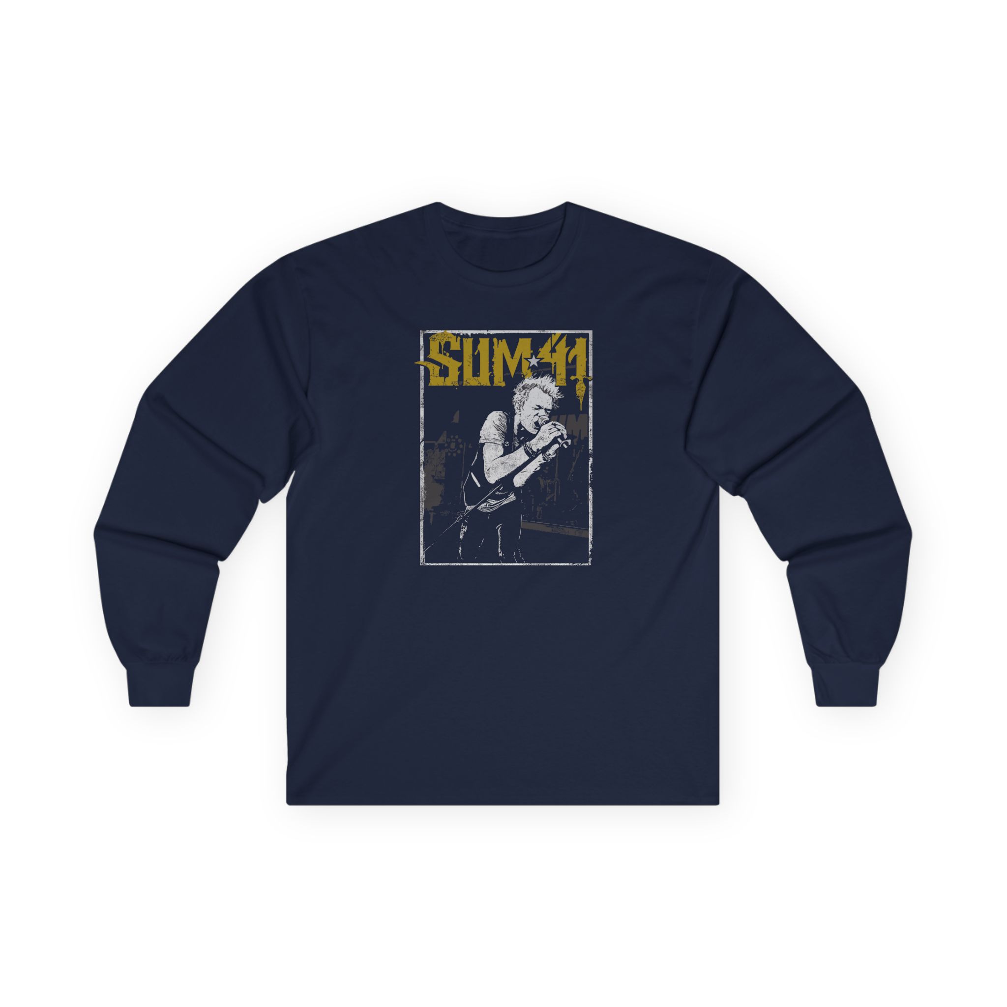 Sum 41 Illustrated Live Shot Unisex Ultra Cotton Long Sleeve Tee