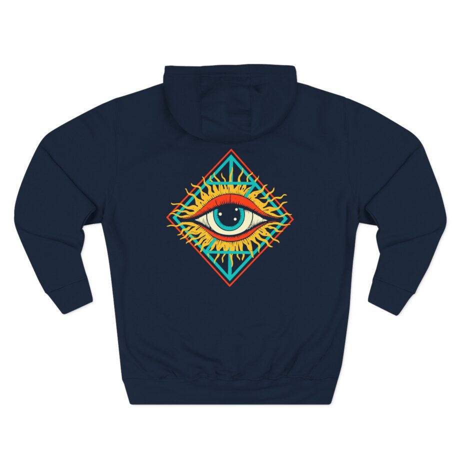 Zingara Diamond Eye Three-Panel Fleece Hoodie