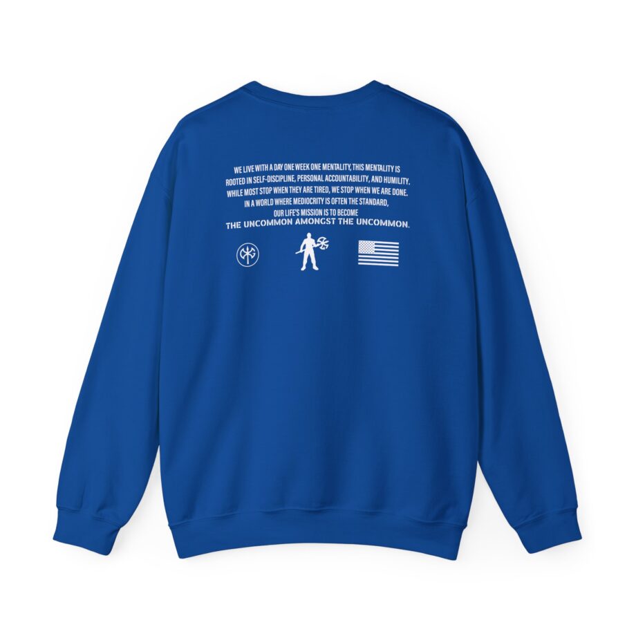 David Goggins Ethos Slogan Unisex Heavy Blend™ Crewneck Sweatshirt