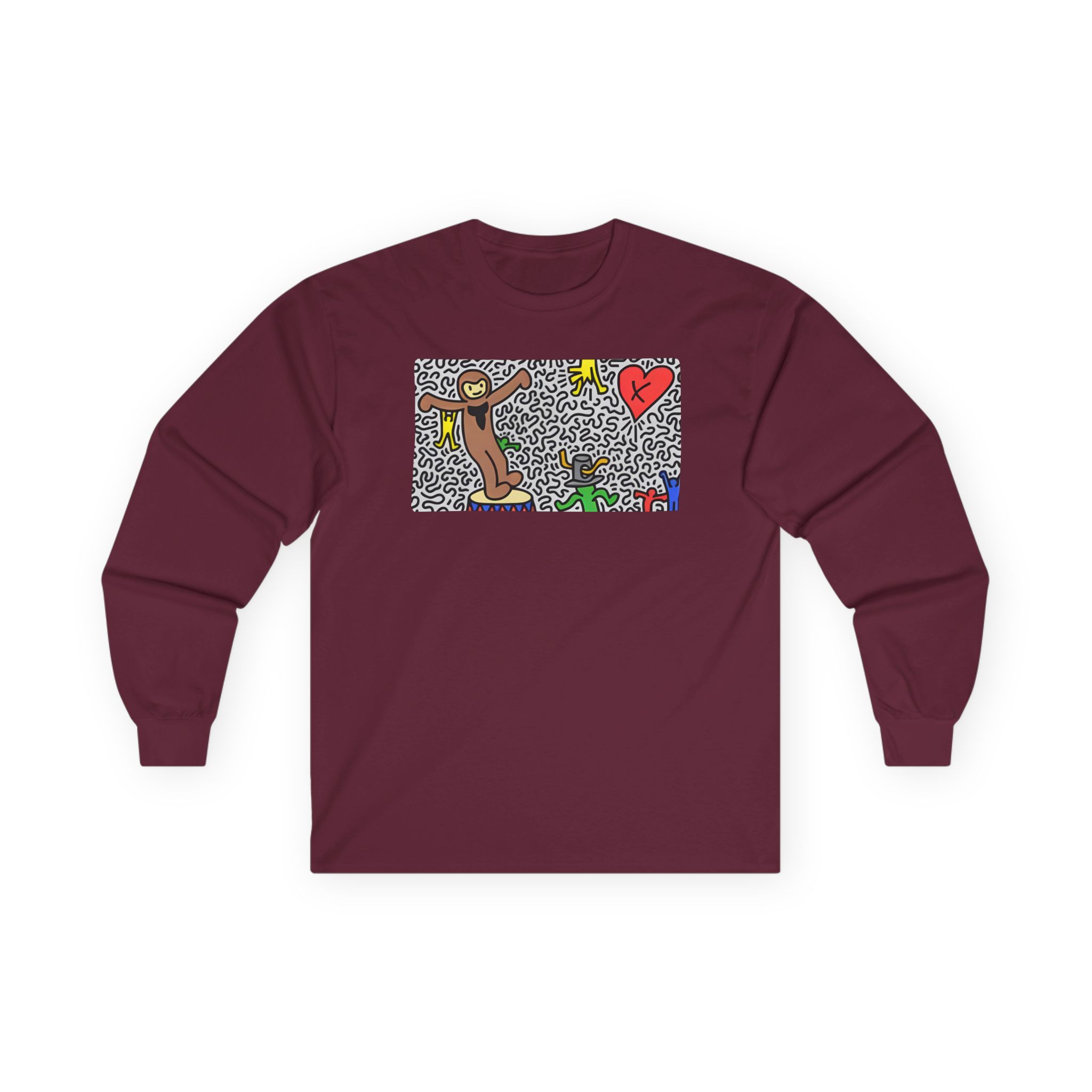 Spoonkid Monke Unisex Ultra Cotton Long Sleeve Tee