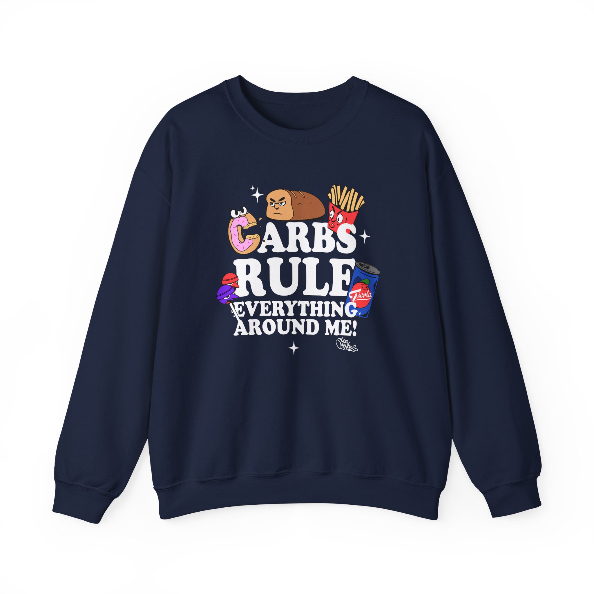 Method Man Carbs Rule Everything Around Me Unisex Heavy Blendâ„¢ Crewneck Sweatshirt