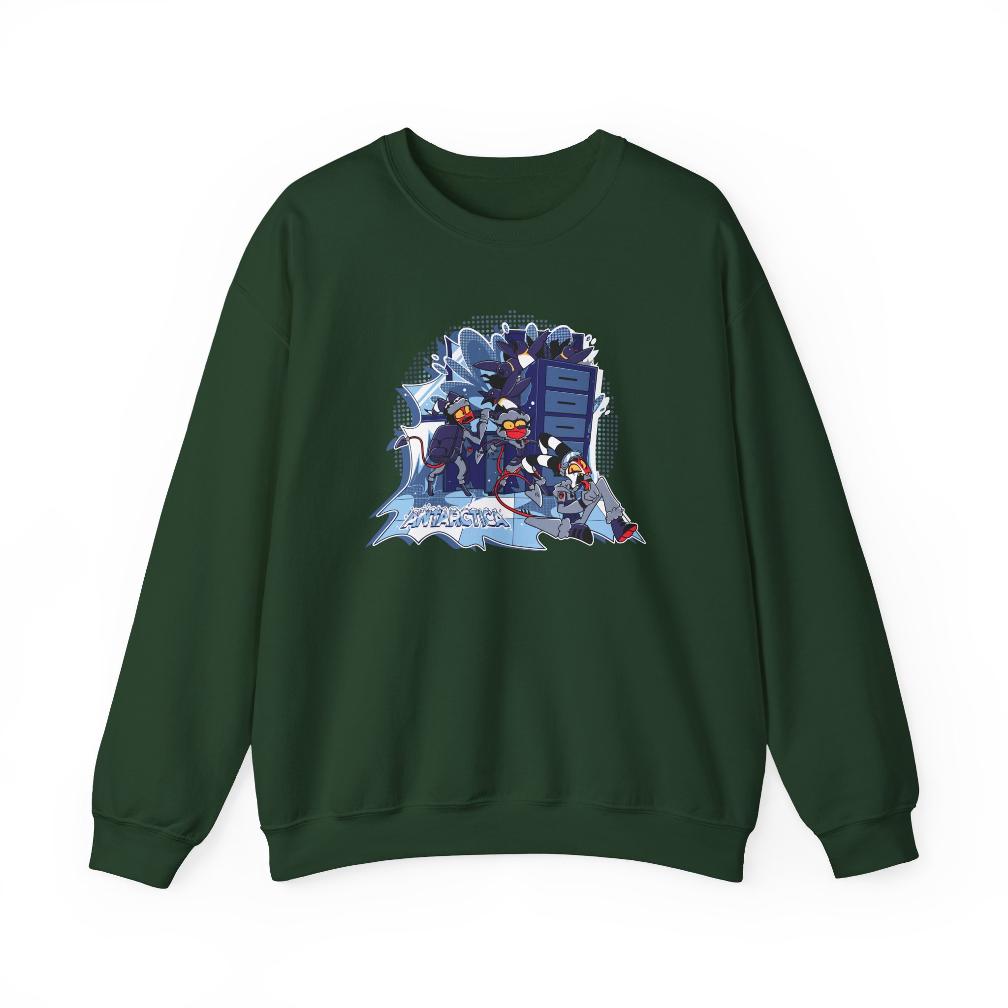 Vivziepop Antarctica Unisex Heavy Blendâ„¢ Crewneck Sweatshirt