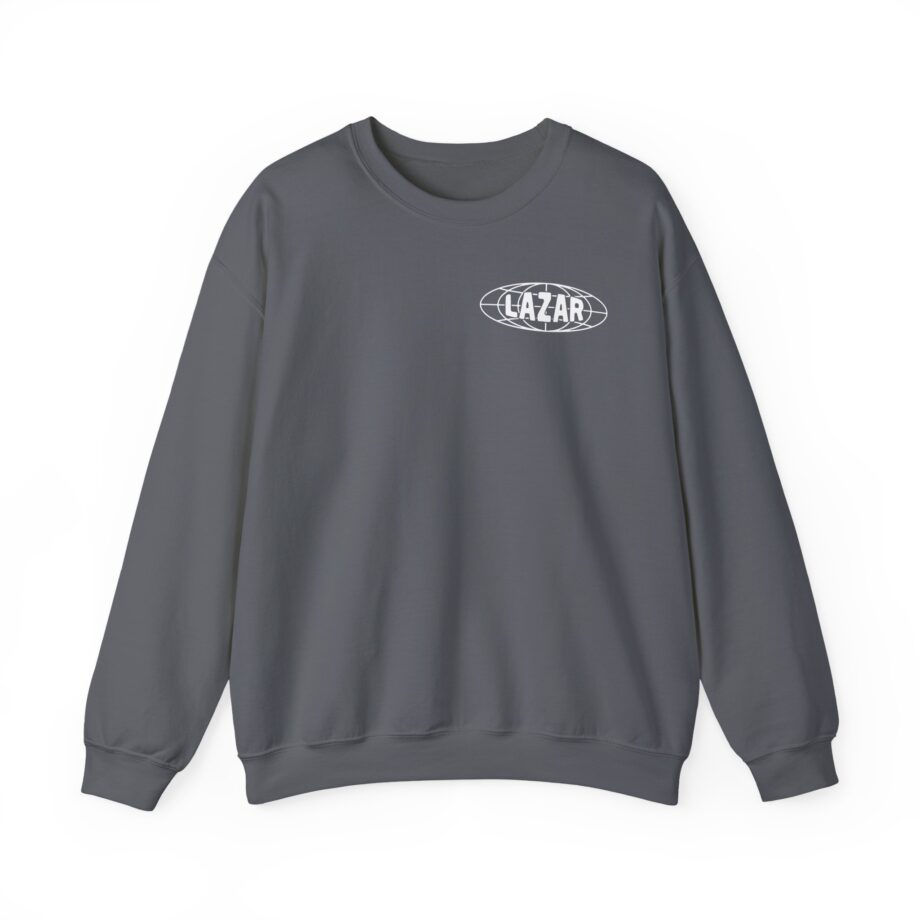 Lazarbeam Globe Indigo Unisex Heavy Blend™ Crewneck Sweatshirt