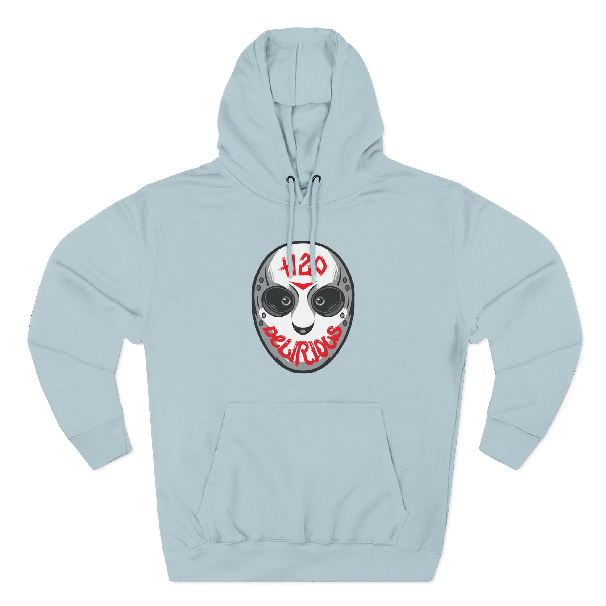 H2odelirious Face Mask Logo Three-Panel Fleece Hoodie