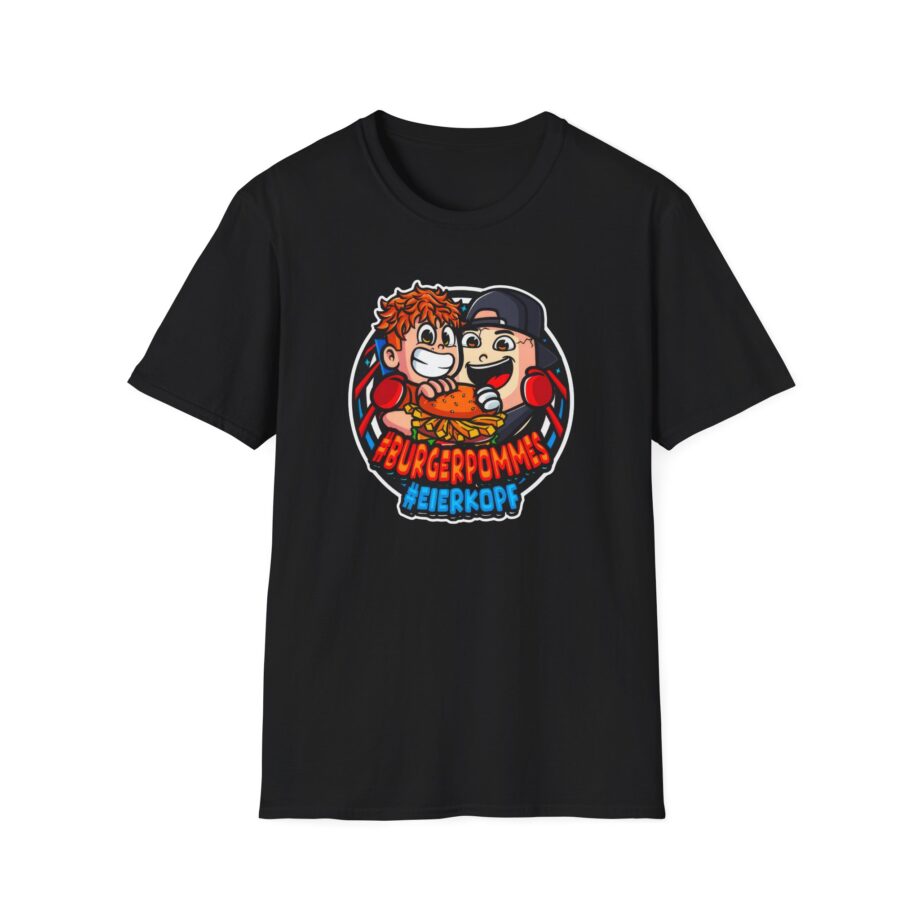 Burger Pommes eierkopf Unisex Softstyle T-Shirt