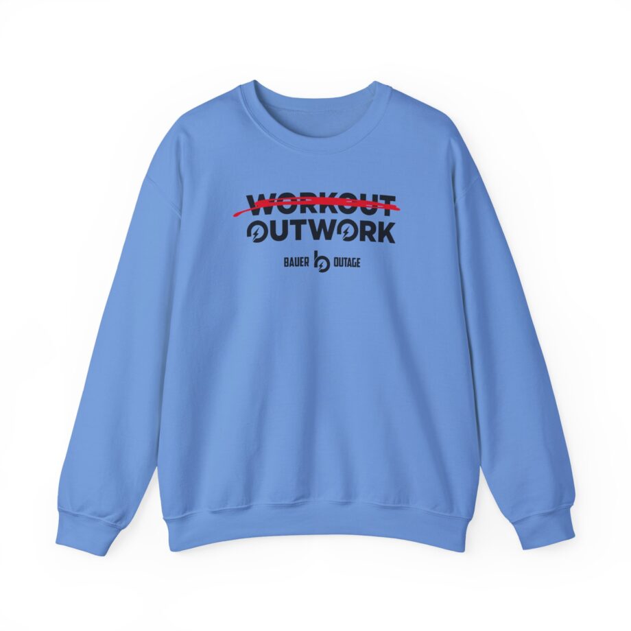 Trevor Bauer Outwork Workout Unisex Heavy Blend™ Crewneck Sweatshirt