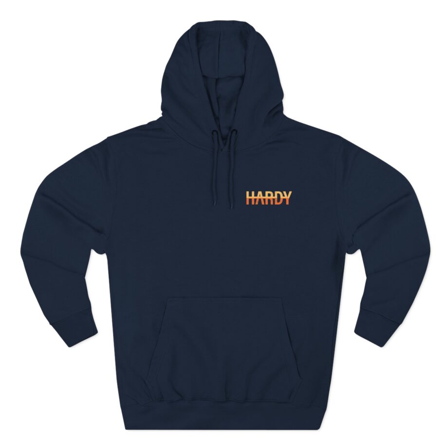 Hardy Buck on the Wall Three-Panel Fleece Hoodie