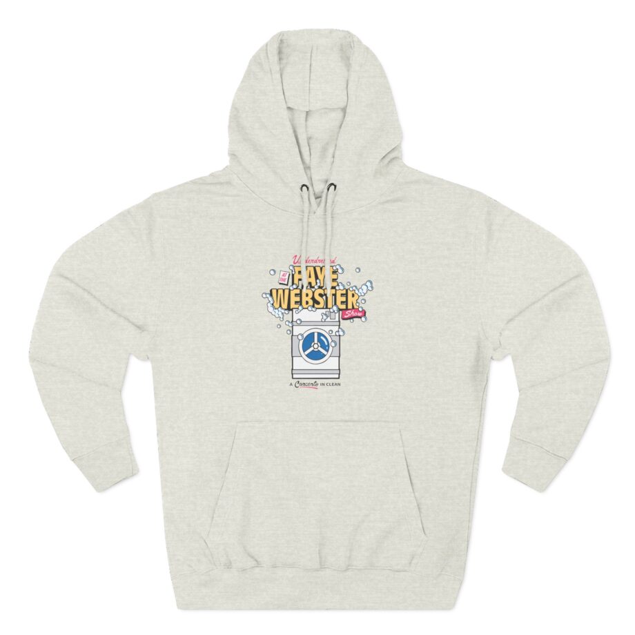 Faye Webster Laundrette  Three-Panel Fleece Hoodie