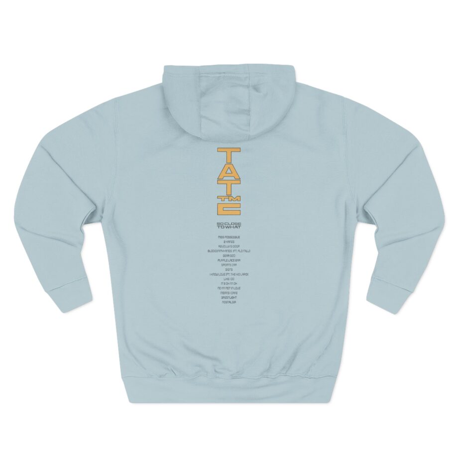 Tate Mcrae Tracklist Three-Panel Fleece Hoodie