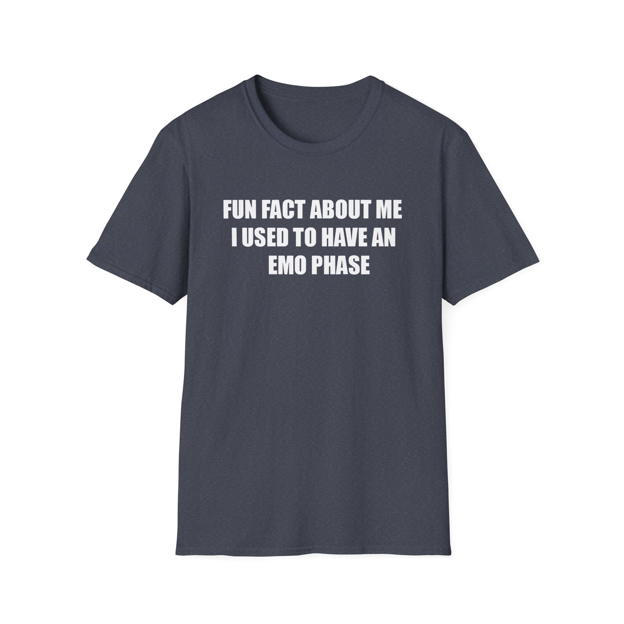 Jake & Johnnie Fun Fact About Me I Used to Have an Emo Phase Unisex Softstyle T-Shirt