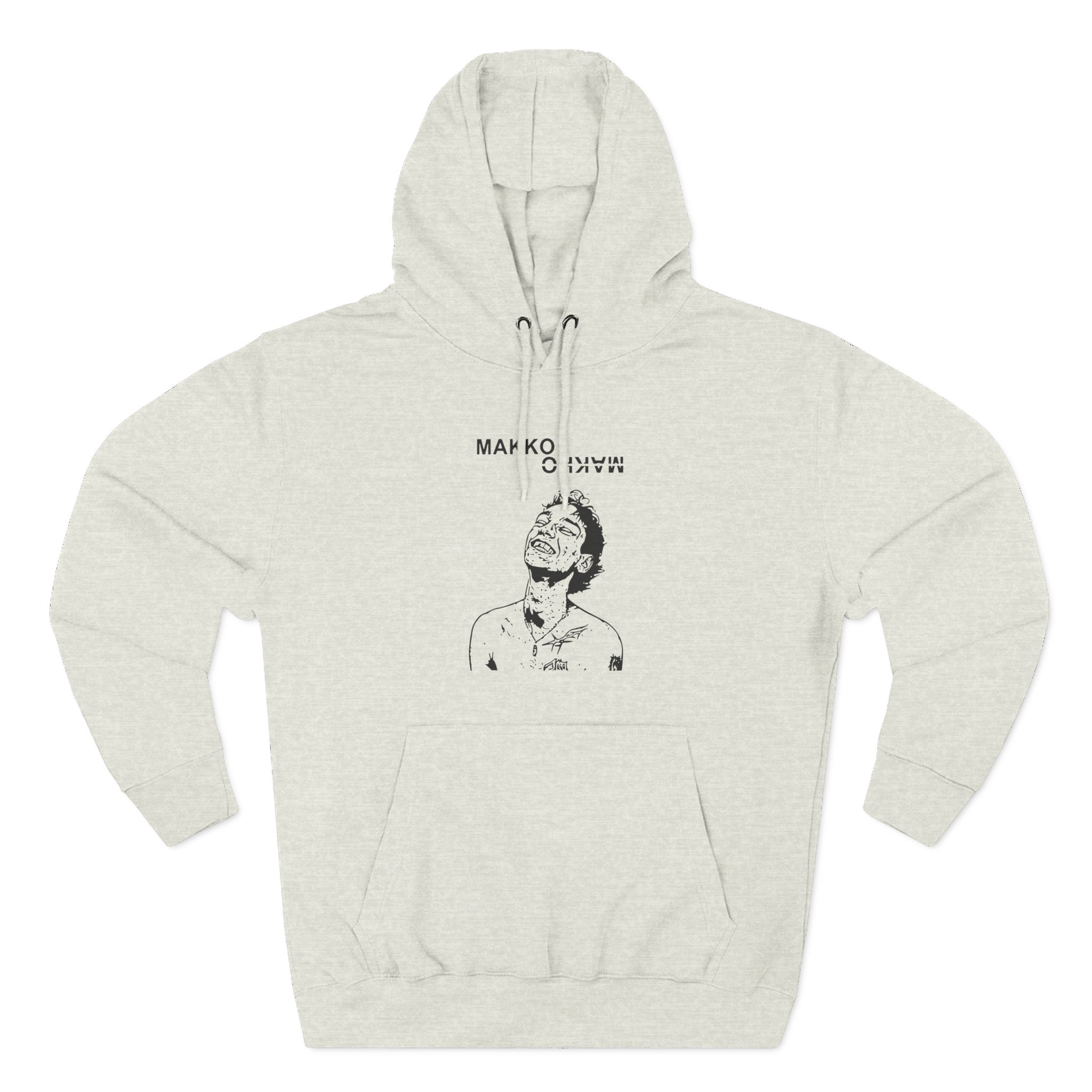 Makko Three-Panel Fleece Hoodie