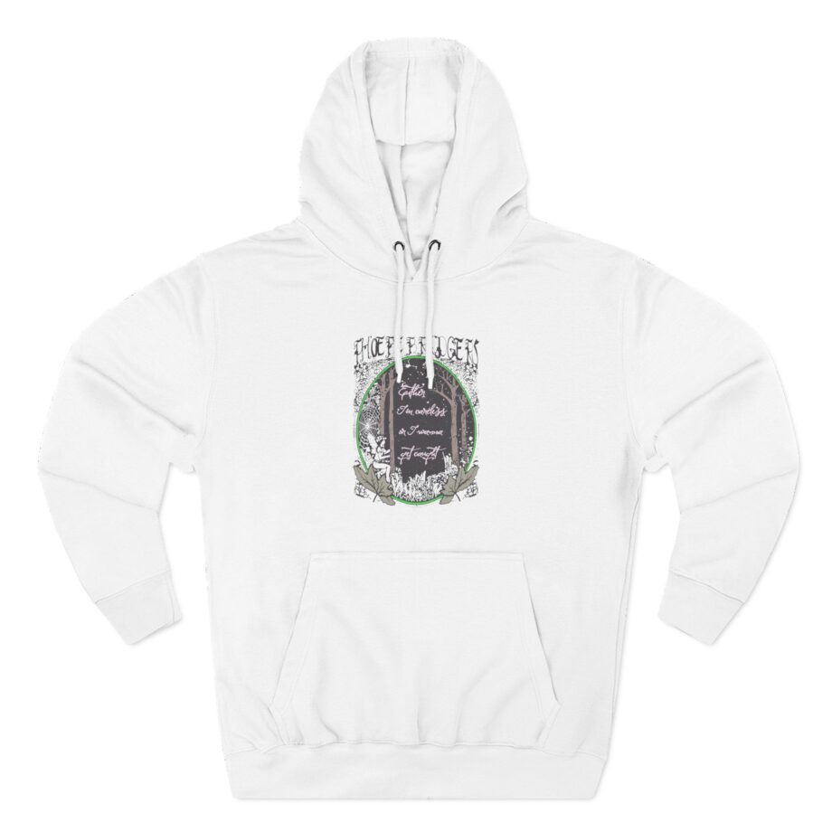 Phoebe Bridgers Ether Tin Cartels on I Wanna Get Caught Three-Panel Fleece Hoodie