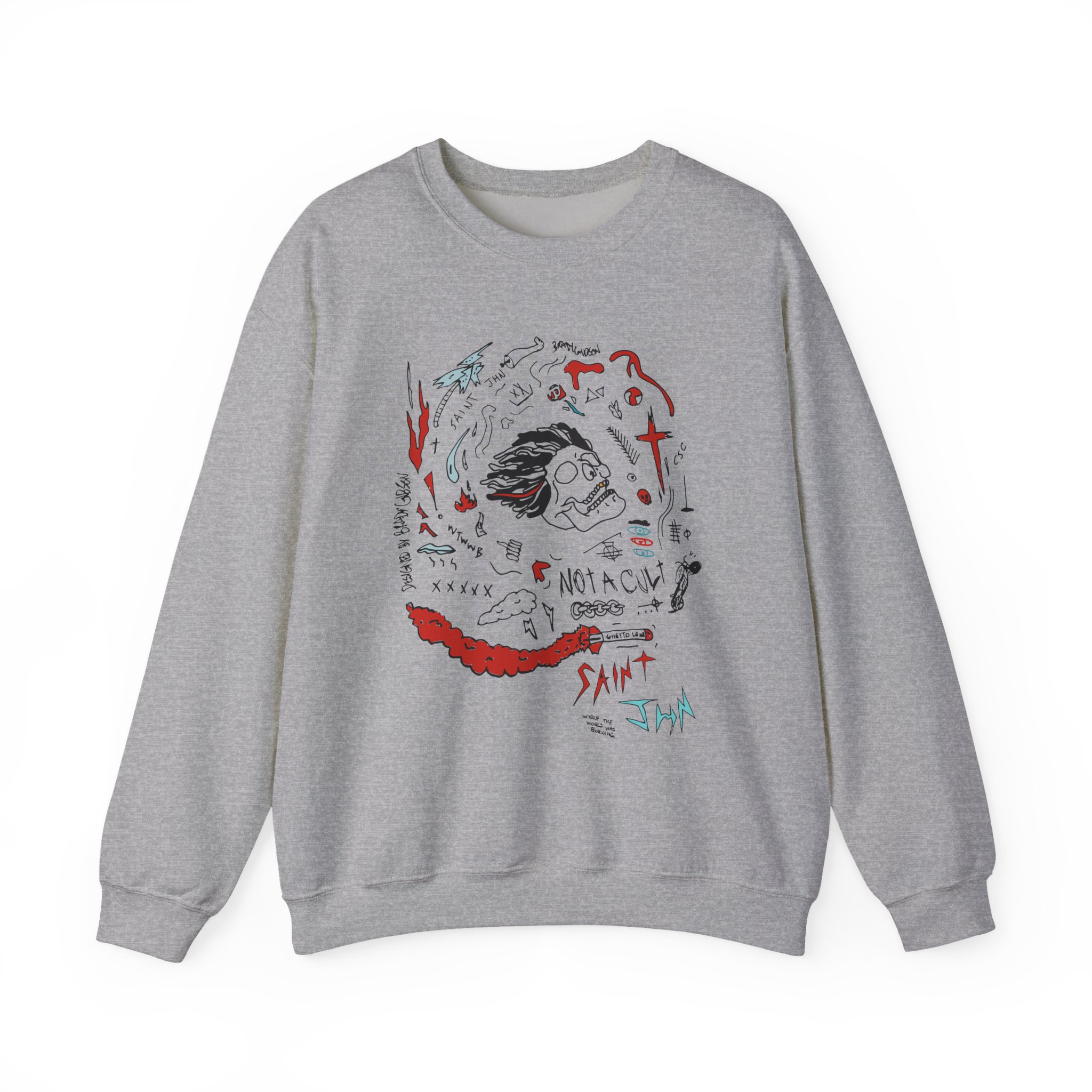 Saint Jhn Unisex Heavy Blendâ„¢ Crewneck Sweatshirt