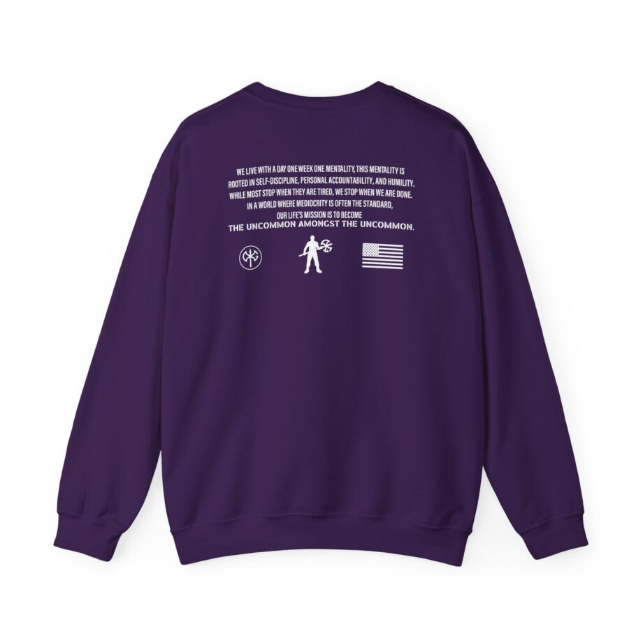 David Goggins Ethos Slogan Unisex Heavy Blend™ Crewneck Sweatshirt