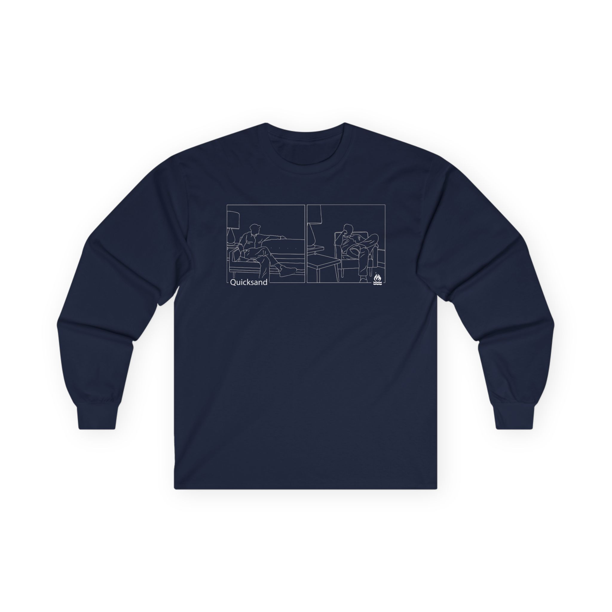 Hot Water Music Quicksand Split Unisex Ultra Cotton Long Sleeve Tee
