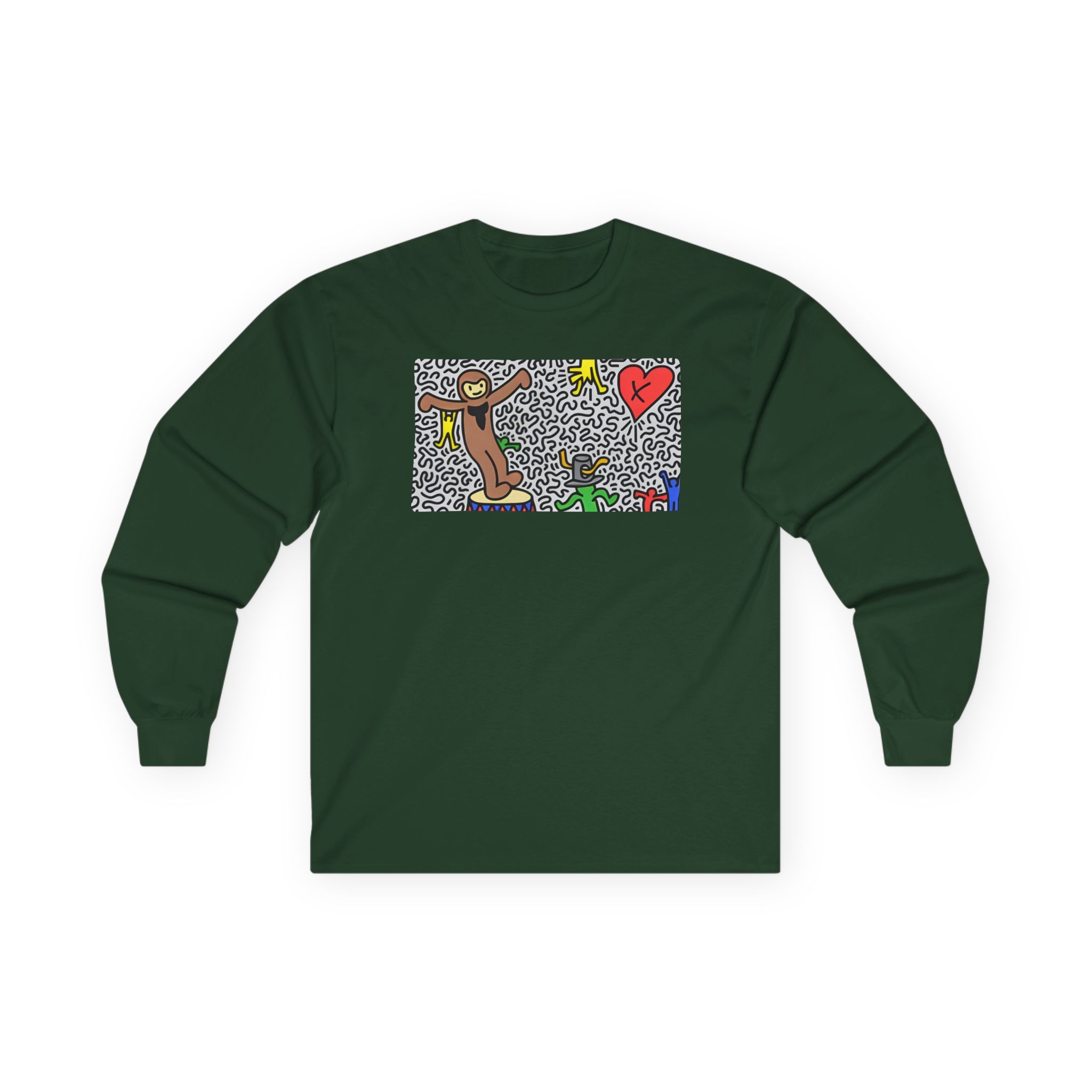 Spoonkid Monke Unisex Ultra Cotton Long Sleeve Tee