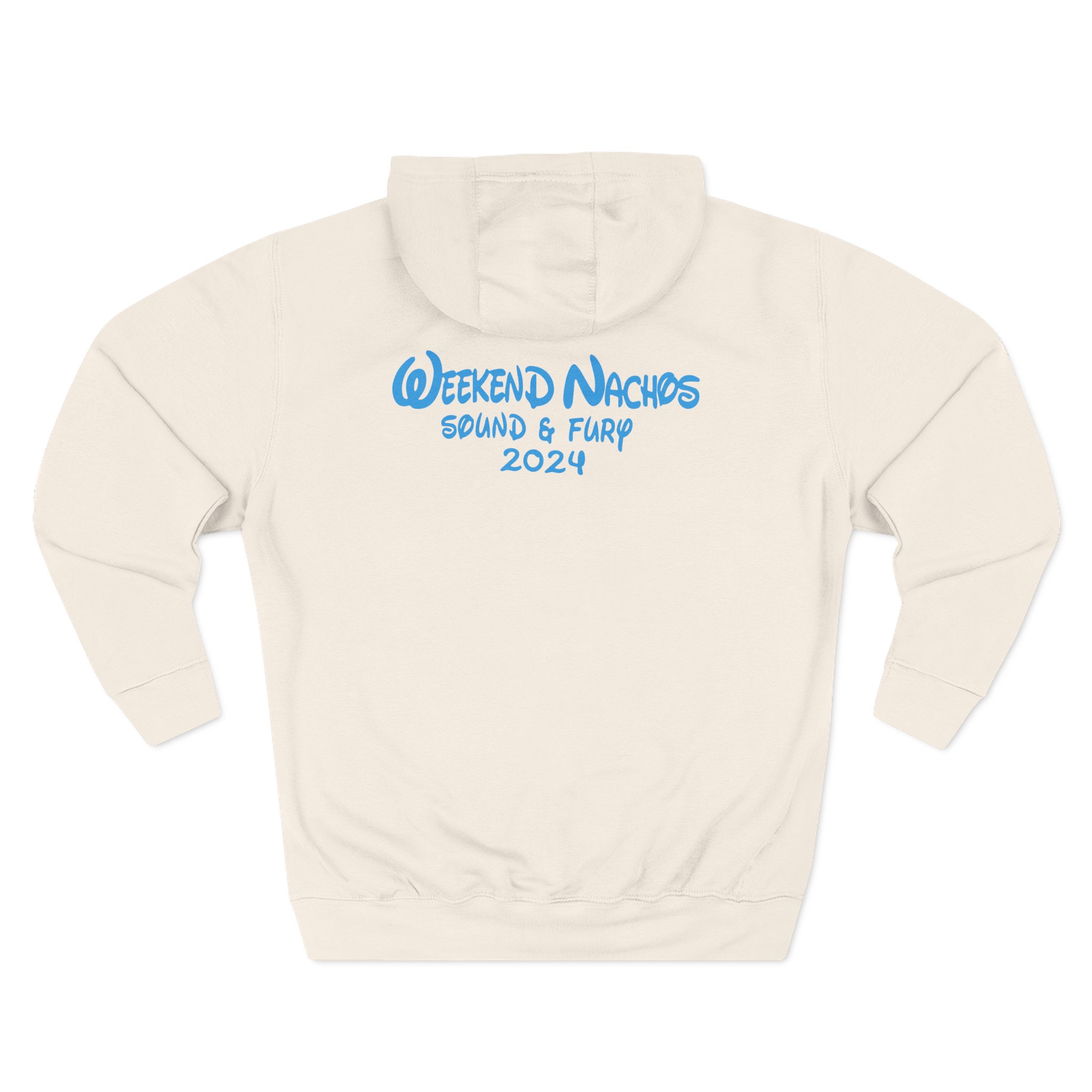 Weekend Nachos Sound and Fury Three-Panel Fleece Hoodie