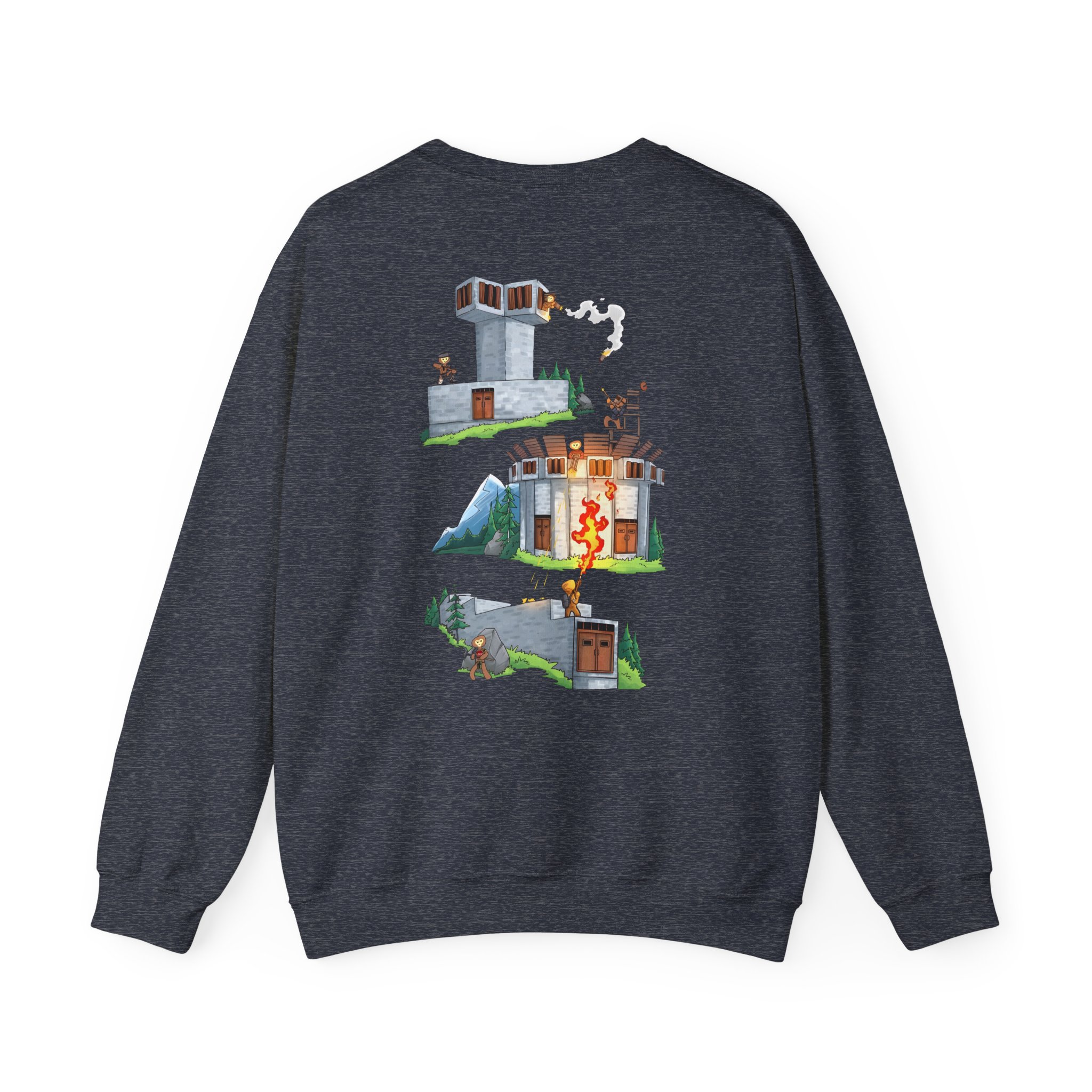 Spoonkid Battlefield Unisex Heavy Blendâ„¢ Crewneck Sweatshirt