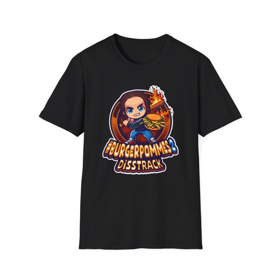 Burger Pommes Unisex Softstyle T-Shirt