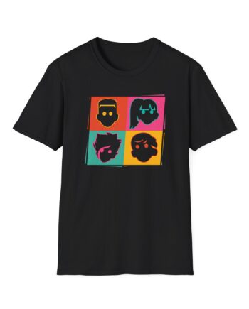 Grounded Faces Unisex Softstyle T-Shirt