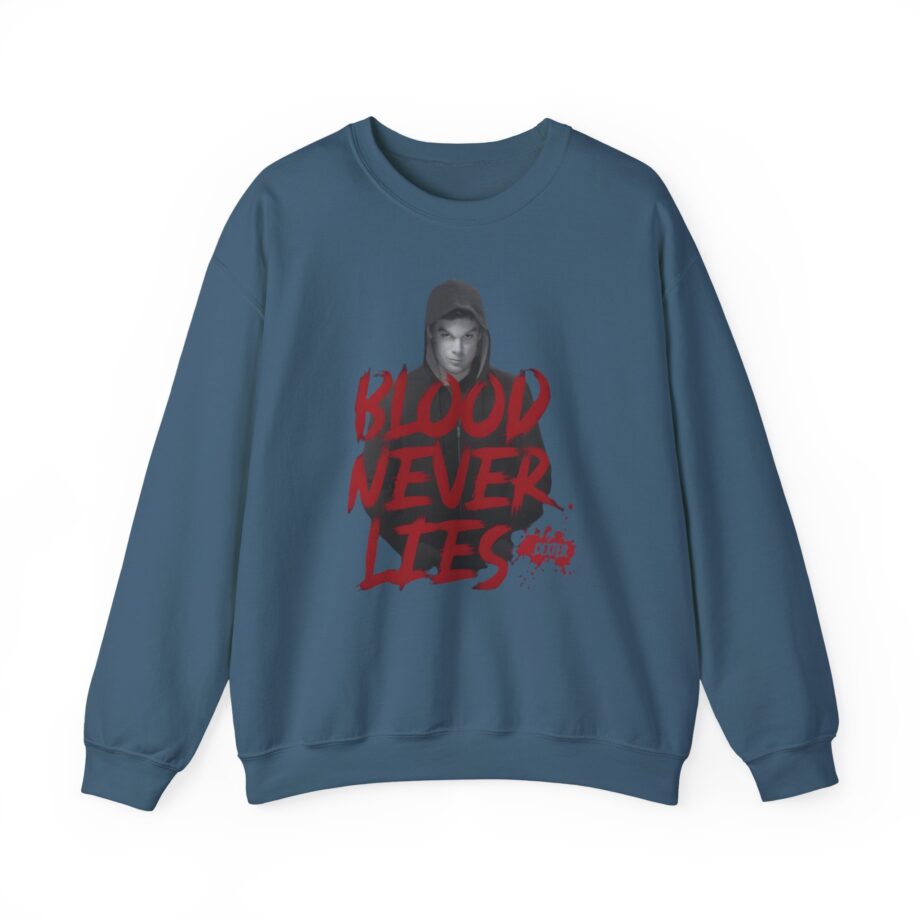 Dexter Blood Never Lies Unisex Heavy Blend™ Crewneck Sweatshirt
