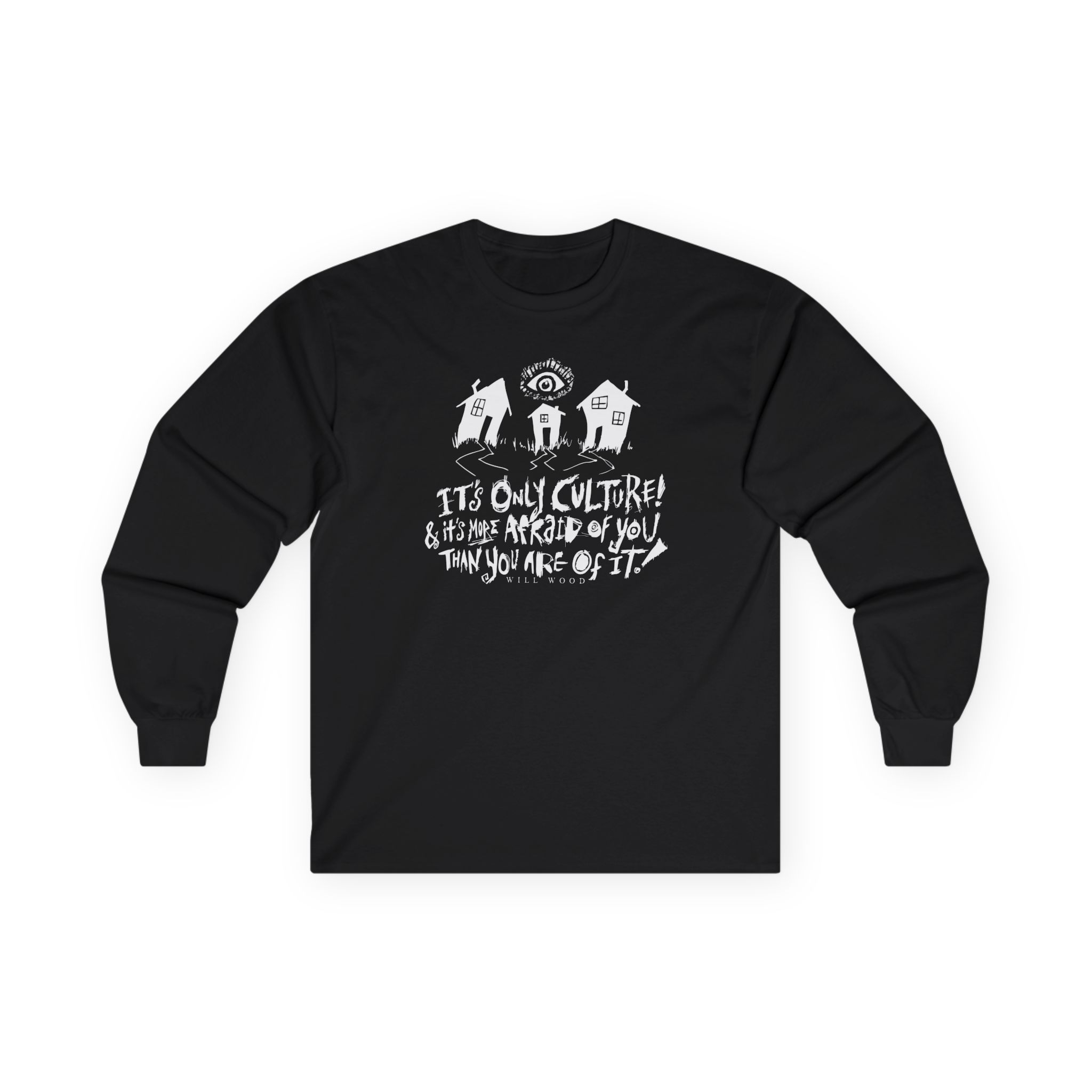 Will Wood Suburbia Unisex Ultra Cotton Long Sleeve Tee