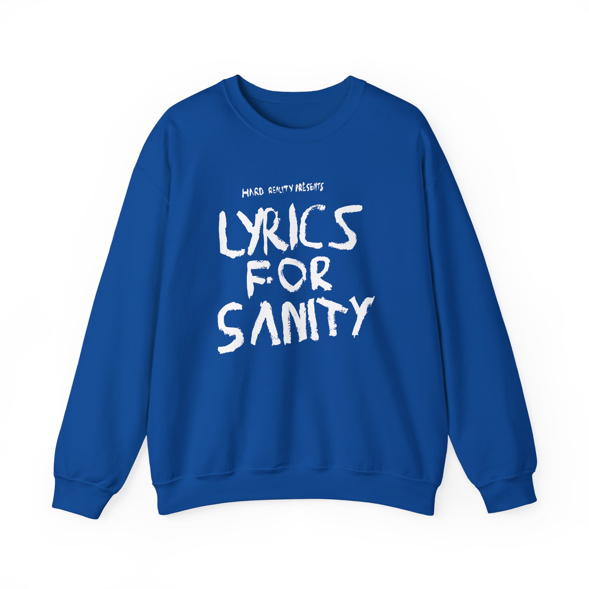 Songer Lyrics for Sanity Unisex Heavy Blendâ„¢ Crewneck Sweatshirt