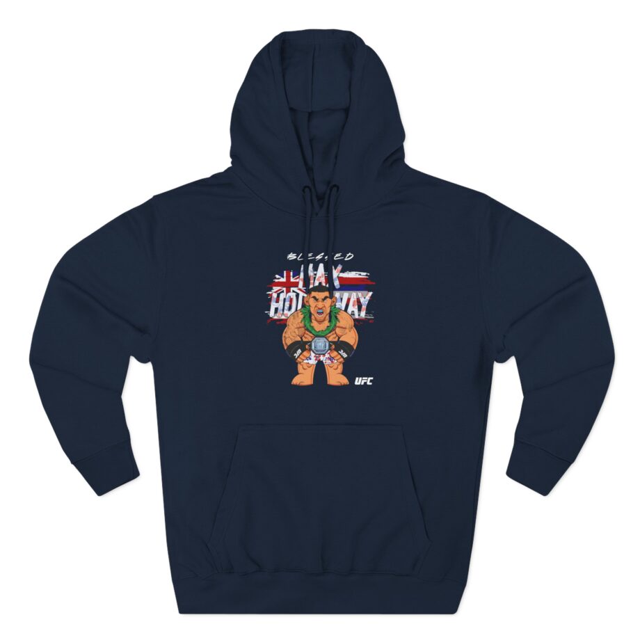 Max Holloway Big Shots Hawaii Three-Panel Fleece Hoodie