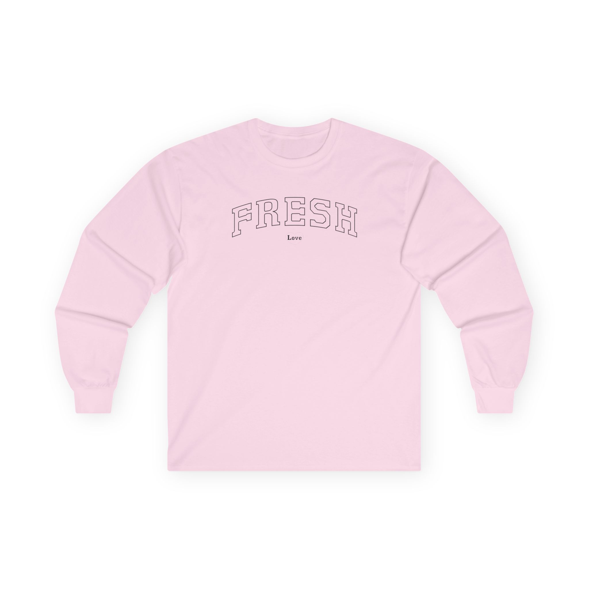 Fresh Love Varsity Unisex Ultra Cotton Long Sleeve Tee