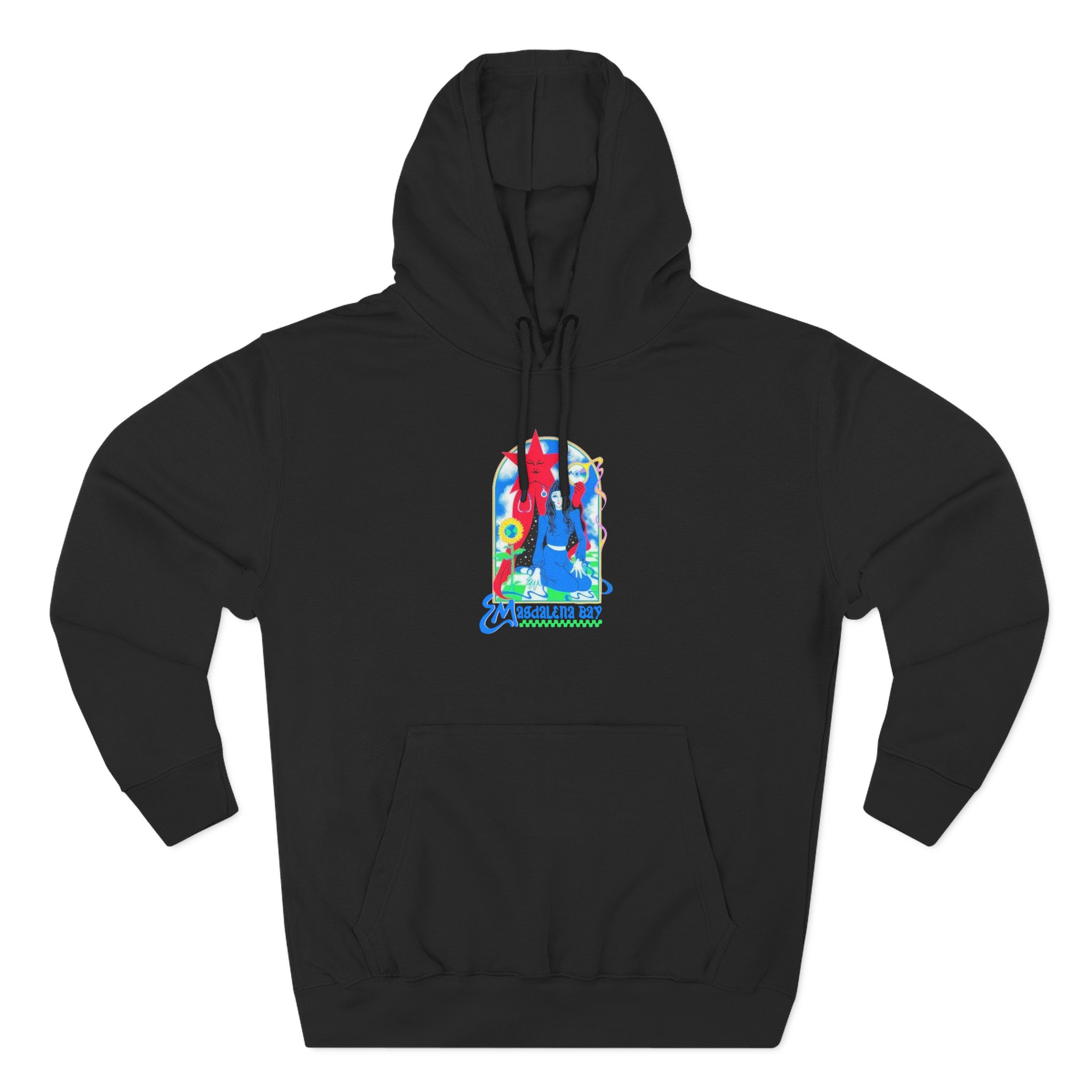 Magdalena Bay Imaginal Disk Album  Three-Panel Fleece Hoodie