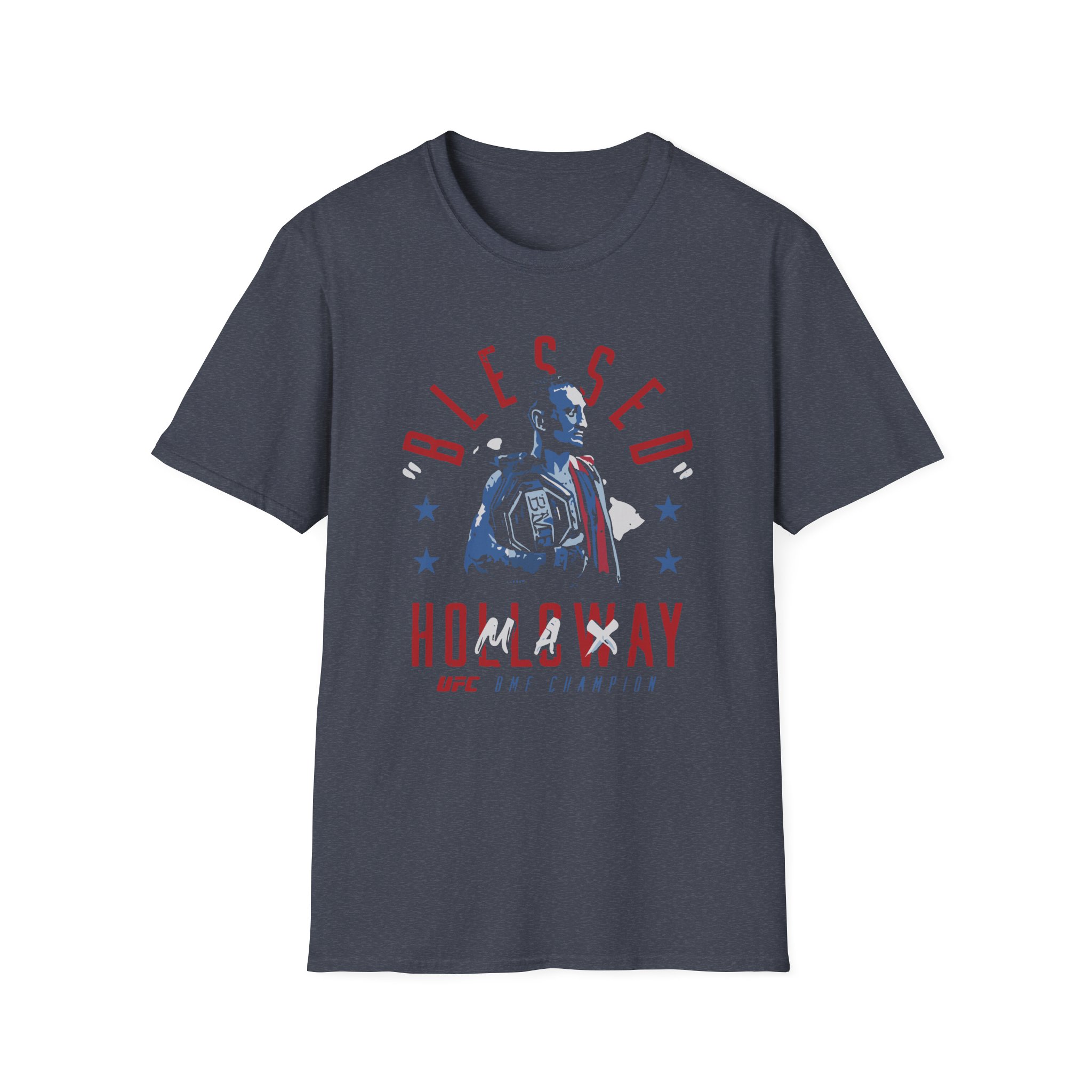 Max Holloway Blessed Bmf Champion Unisex Softstyle T-Shirt