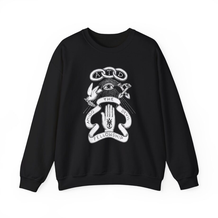 Amigo the Devil  Fellowship Unisex Heavy Blend™ Crewneck Sweatshirt