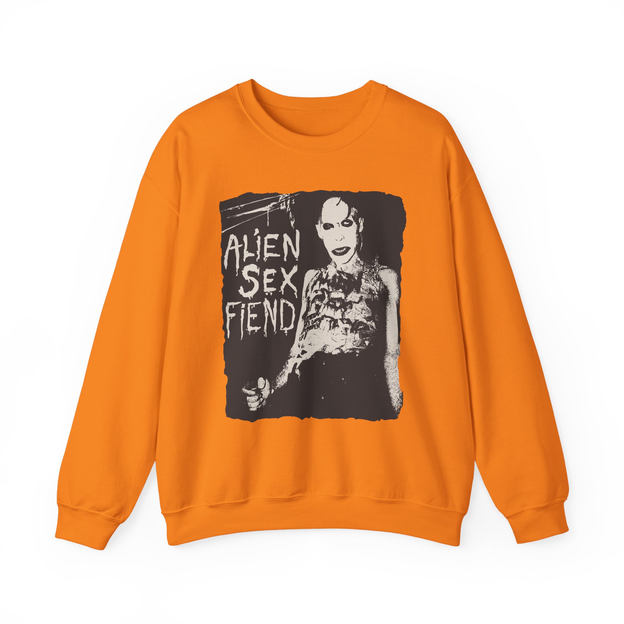 Alien Sex Fiend Nik Fiend Unisex Heavy Blendâ„¢ Crewneck Sweatshirt