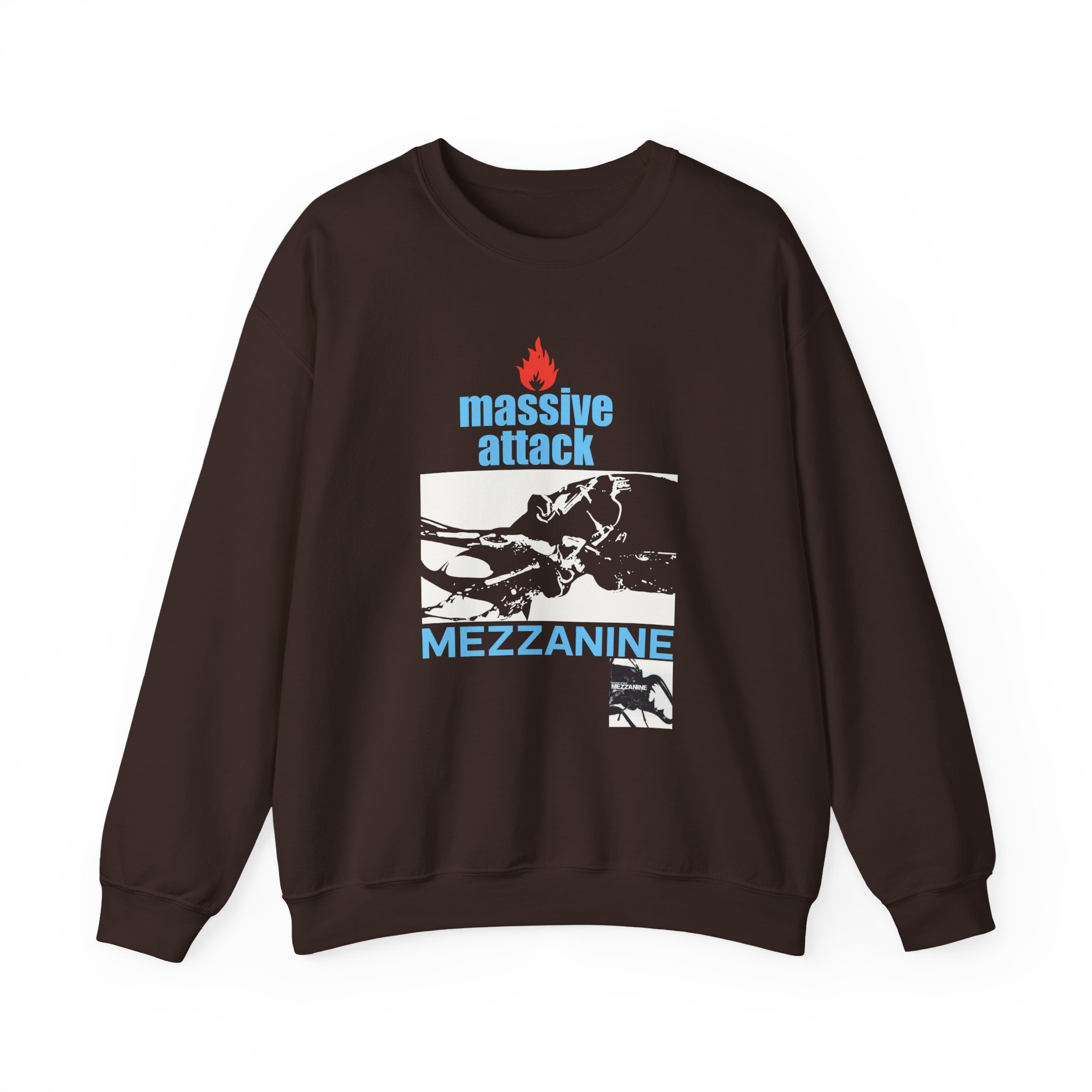 Massive Attack Mezzanine Unisex Heavy Blendâ„¢ Crewneck Sweatshirt