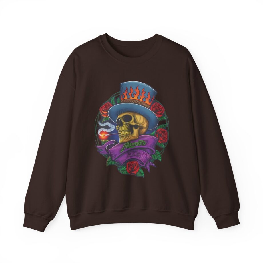 Poison Skull Unisex Heavy Blend™ Crewneck Sweatshirt