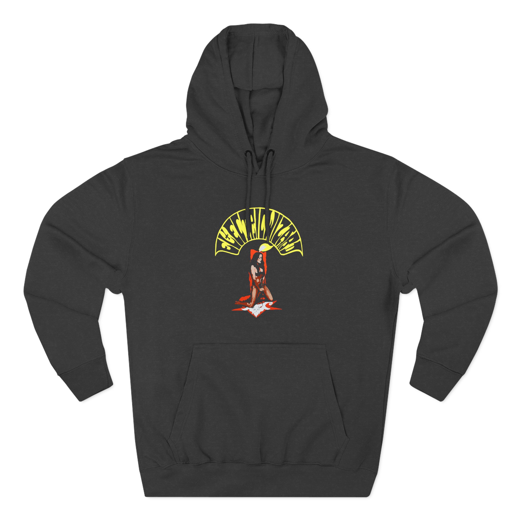 Electric Wizard Candle Three-Panel Fleece Hoodie