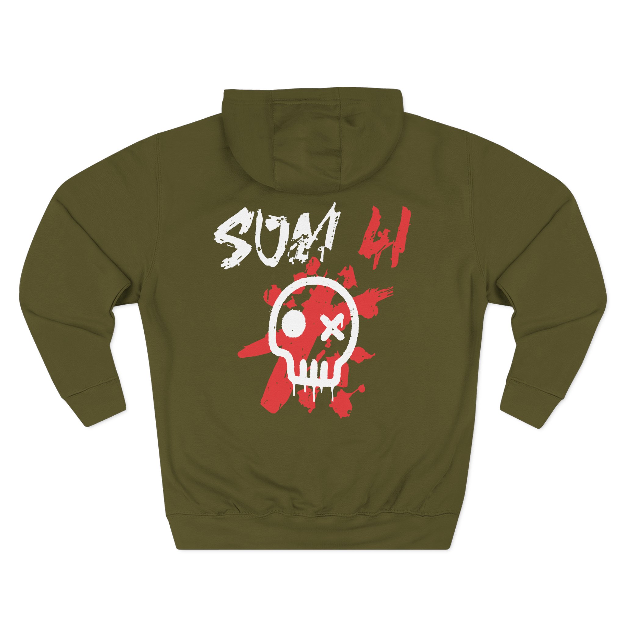 Sum 41 Skull Three-Panel Fleece Hoodie