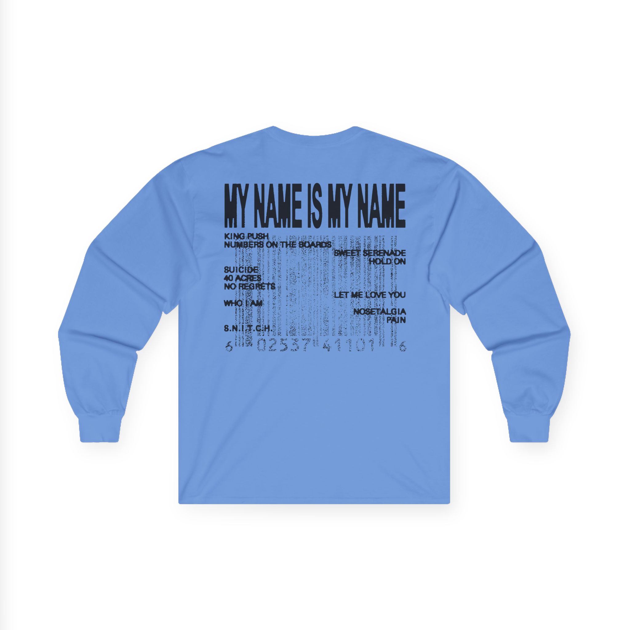 Clipse Mnimn Tracklist Unisex Ultra Cotton Long Sleeve Tee