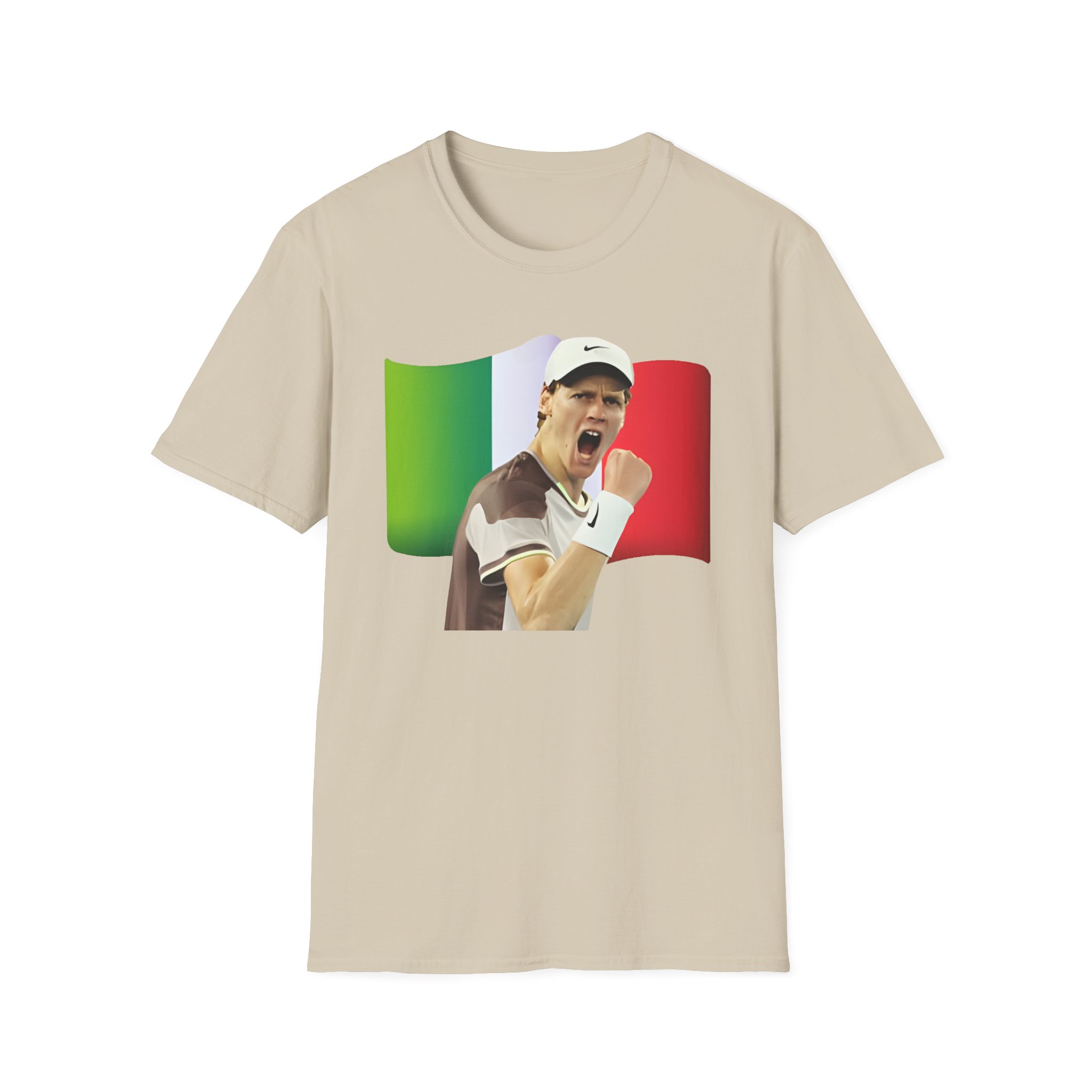 Jannik Sinner Italian Tennis Star Fan Unisex Softstyle T-Shirt