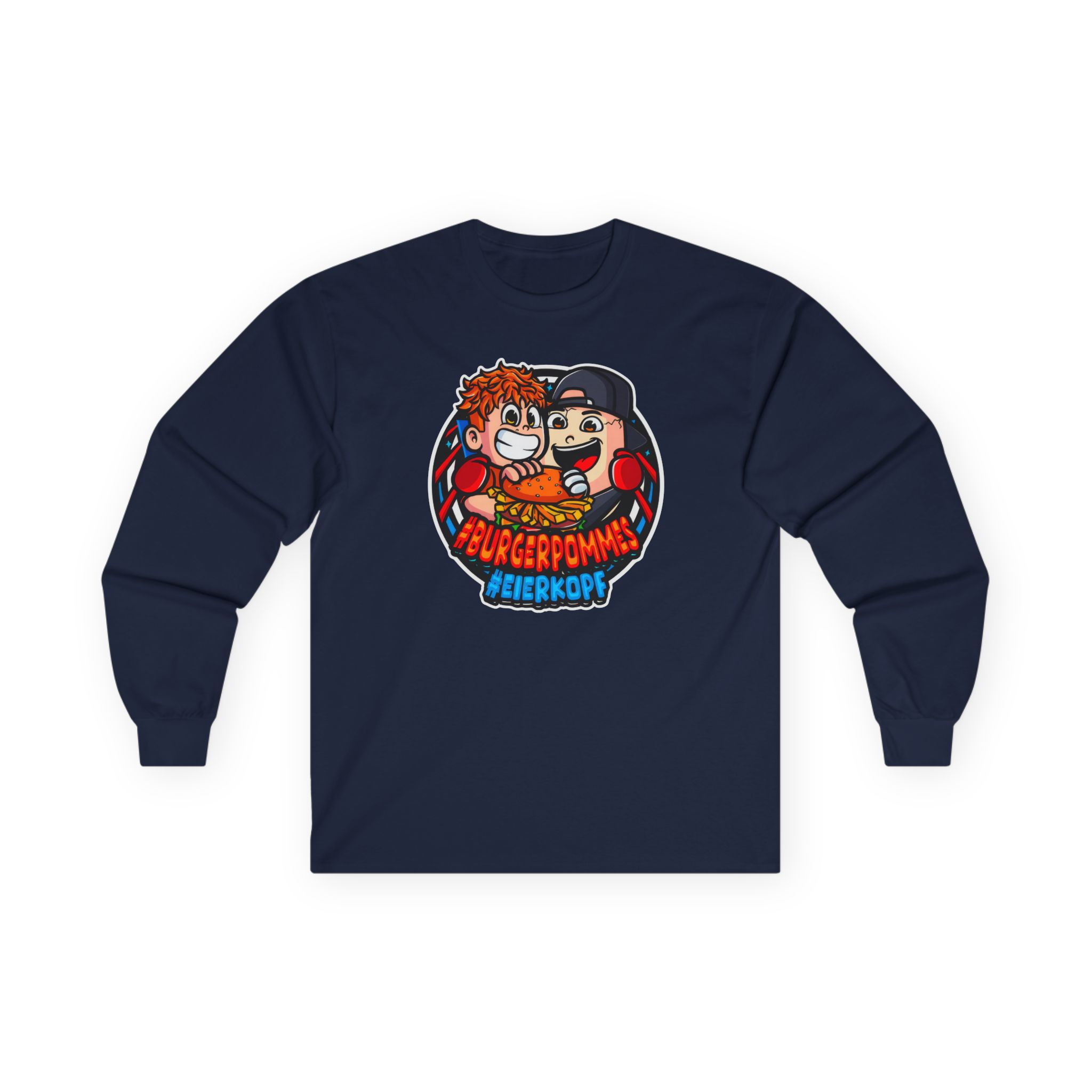 Burger Pommes eierkopf Unisex Ultra Cotton Long Sleeve Tee