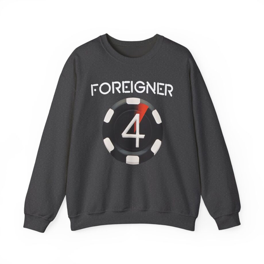 Foreigner 4 Poker Chip Unisex Heavy Blend™ Crewneck Sweatshirt
