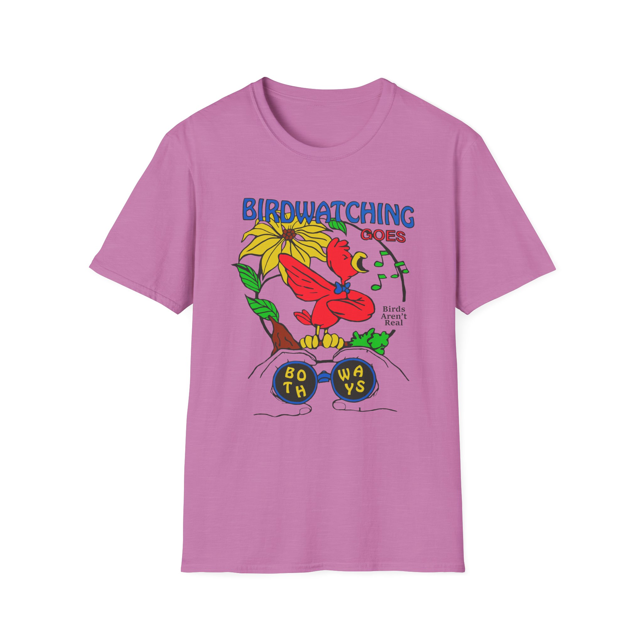 Birds Arent Real Unisex Softstyle T-Shirt