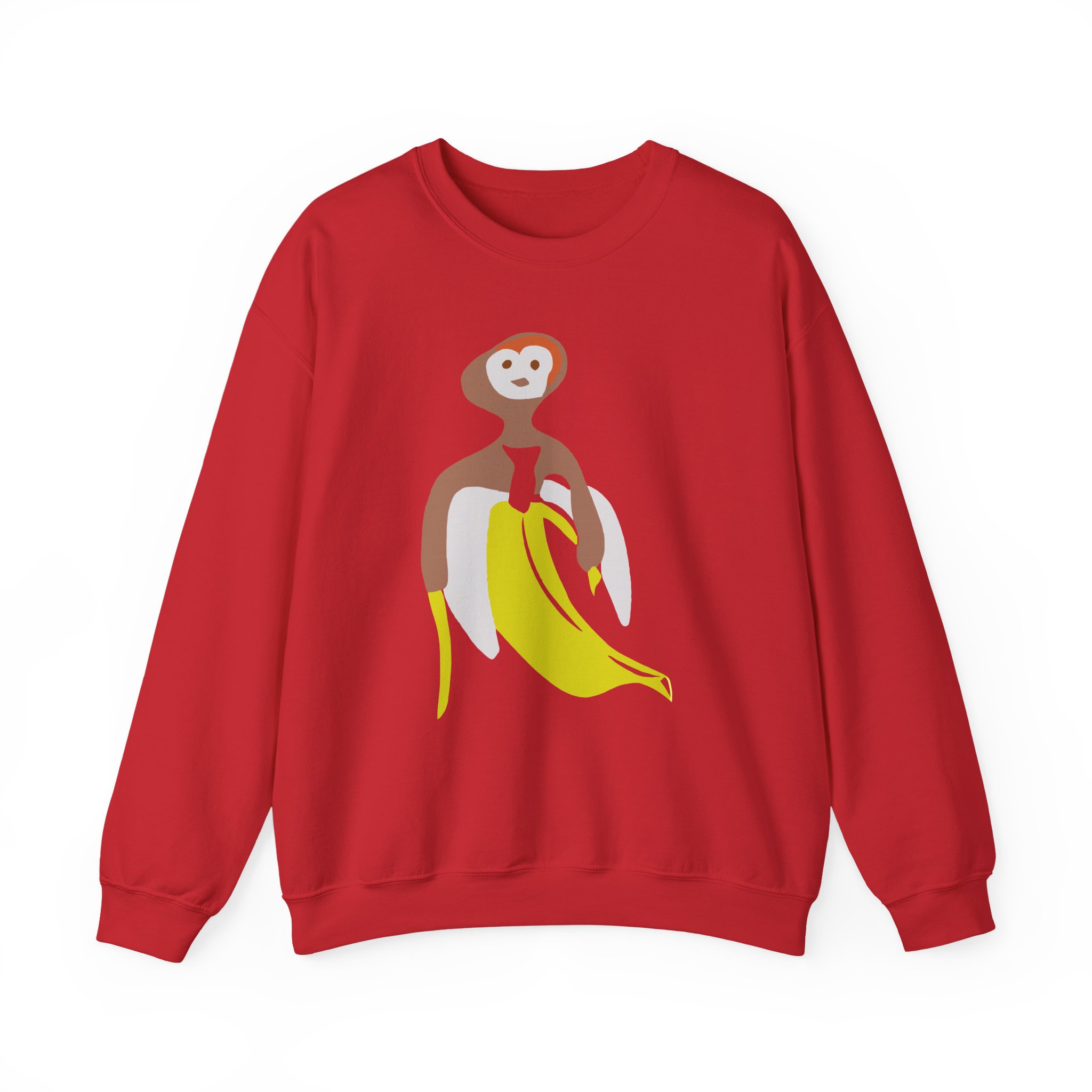 Spoonkid Inspired Banana Unisex Heavy Blendâ„¢ Crewneck Sweatshirt