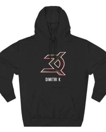 Dimitri K Three-Panel Fleece Hoodie