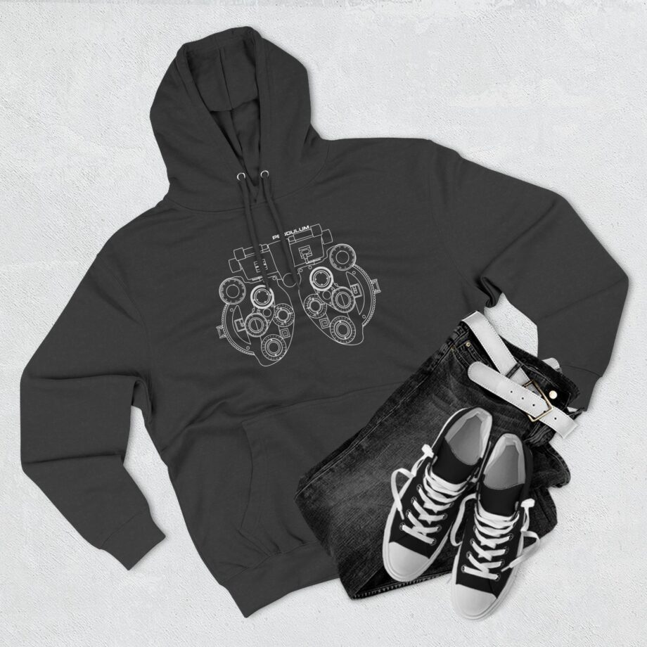 Pendulum Optical Three-Panel Fleece Hoodie