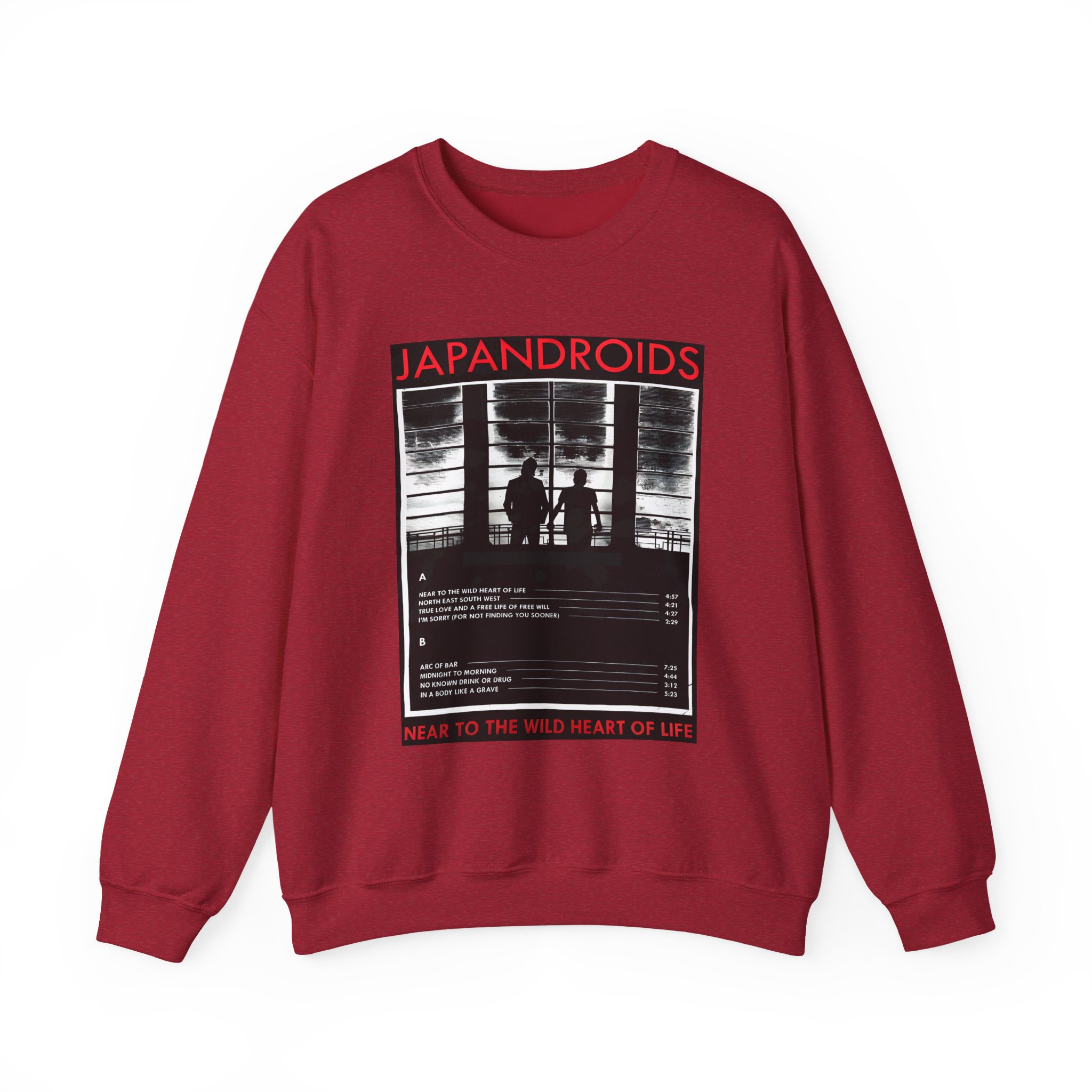 Japandroids Near to the Wild Heart of Life Unisex Heavy Blendâ„¢ Crewneck Sweatshirt